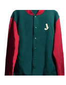 Jameson Green And Red Varsity Jacket