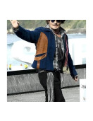 Johnny Depp Blue Wool Jacket