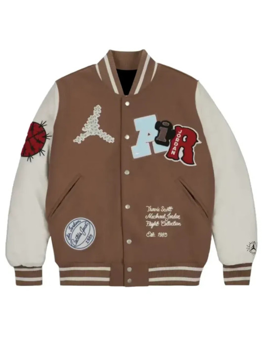 Jordan x Travis Scott Letterman Varsity Jacket