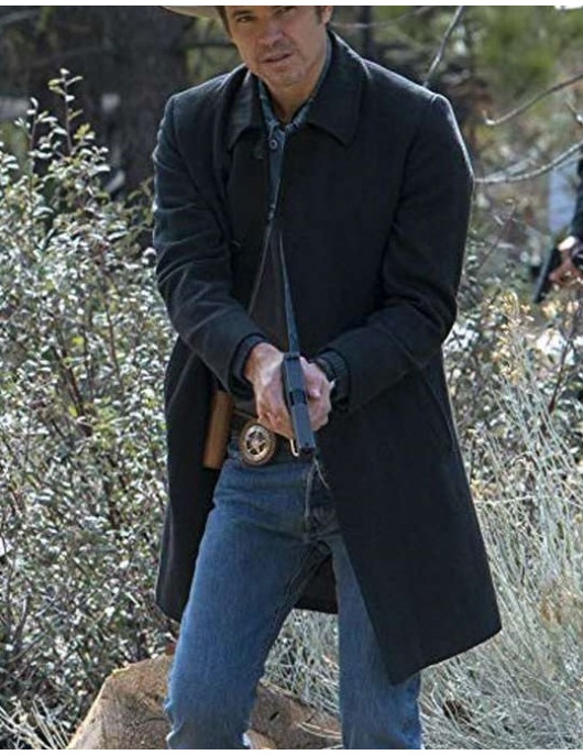 Justified Raylan Givens Wool Trench Coat