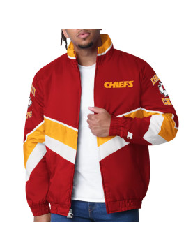 Kansas City Chiefs Captain Red Varsity Satin Jacket