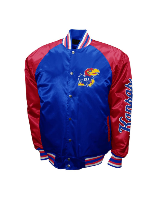 Kansas Jayhawks The Game Royal Satin Jacket