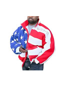 Kanye West American Flag Parachute Jacket