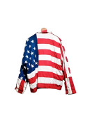 Kanye West American Flag Parachute Jacket