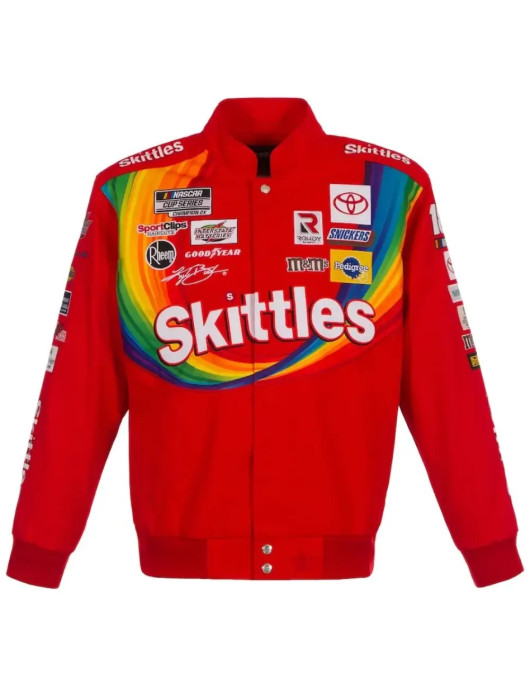 Kyle Busch Skittles Bomber Jacket