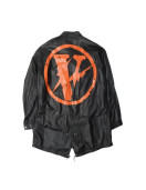 Leather Vlone Friends Black Coat