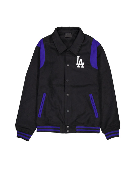 Los Angeles Dodgers Sport Night Teddy Varsity Jacket