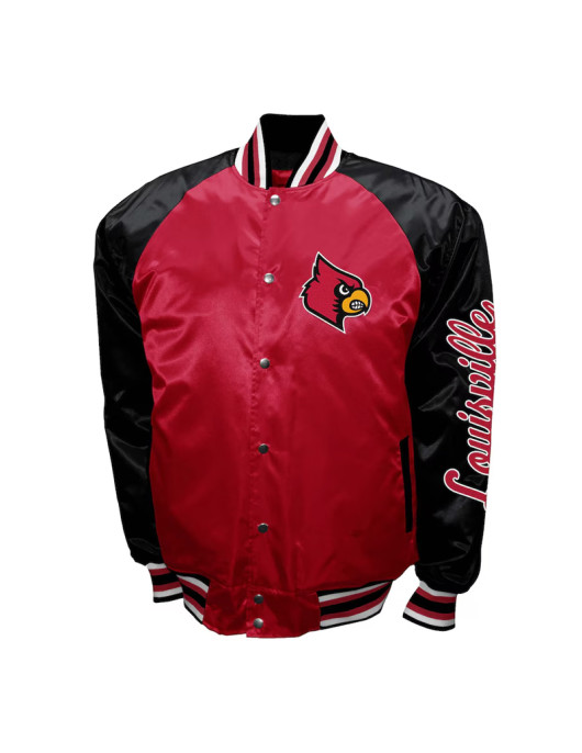 Louisville Cardinals The Game Red Satin Jacket