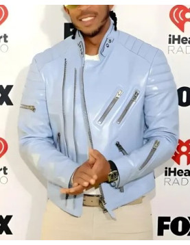 Ludacris 2024 iHeartRadio Blue Leather Jacket