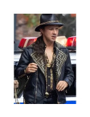 Megalopolis Shia LaBeouf Black Leather Jacket