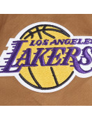 Men's Los Angeles Lakers Brown Paint The City Full-Zip Jacket