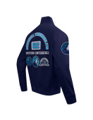 Men's Minnesota Timberwolves Navy Area Code Twill Full-Zip Jacket