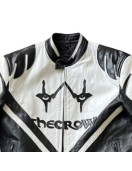 Men's The Crow Halloween Racing Leather Jacket