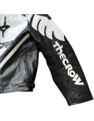 Men's The Crow Halloween Racing Leather Jacket