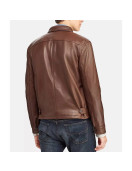 Men’s Lambskin Sporty Leather Jacket