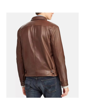 Men’s Lambskin Sporty Leather Jacket