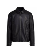 Men’s Lambskin Sporty Leather Jacket