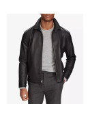 Men’s Lambskin Sporty Leather Jacket