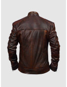 Men’s Vintage Waxed Leather Jacket