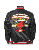 Miami Heat Back-to-Back Finals Champions Satin Jacket