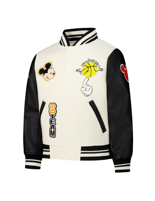 Mickey Mouse Basketball Varsity Jacket