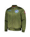 Minnesota Timberwolves Hardwood Classics Retro Green Satin Jacket