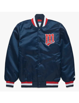 Minnesota Twins Classic Navy Satin Jacket