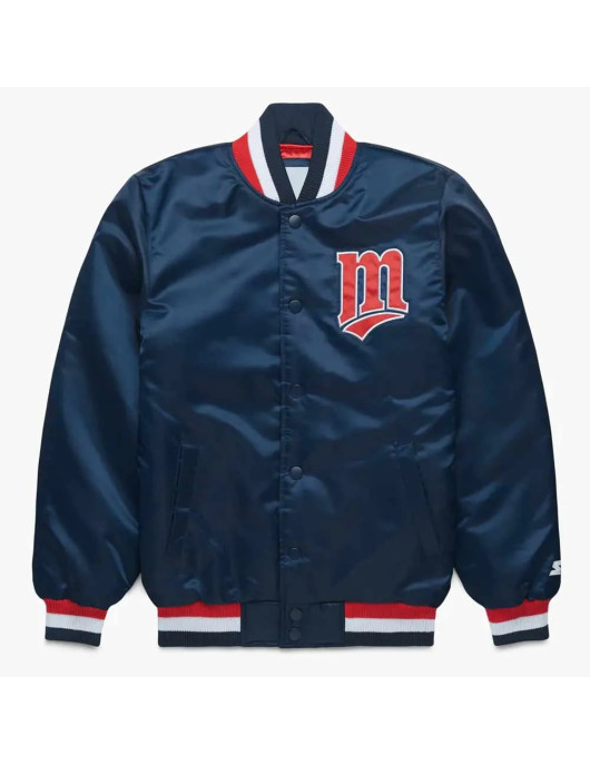 Minnesota Twins Classic Navy Satin Jacket