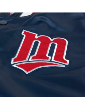 Minnesota Twins Classic Navy Satin Jacket