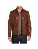 Missani Men’s Brown Leather Jacket