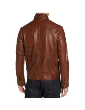 Missani Men’s Brown Leather Jacket