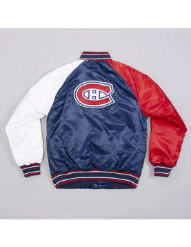 Montreal Canadiens Youth Varsity Satin Jacket