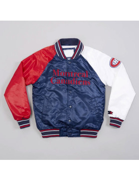 Montreal Canadiens Youth Varsity Satin Jacket