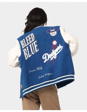 Multi Hit Los Angeles Dodgers Varsity Jacket