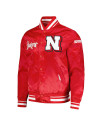 Nebraska Huskers Classic Scarlet Satin Jacket