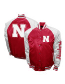 Nebraska Huskers The Game Scarlet Satin Jacket