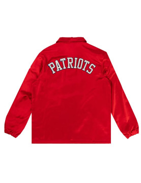 New England Patriots Red Satin Windbreaker