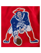 New England Patriots Red Satin Windbreaker