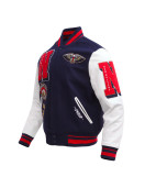 New Orleans Pelicans Mashup Classic Rib Varsity Jacket