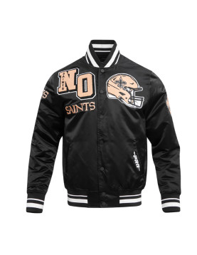 New Orleans Saints Mashup Classic Rib Satin Jacket