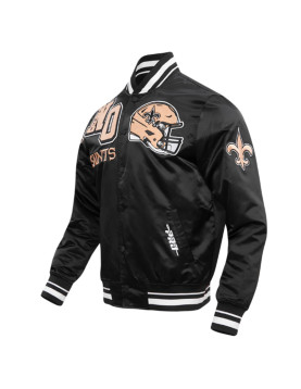 New Orleans Saints Mashup Classic Rib Satin Jacket