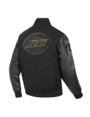 New York Jets Full-Zip Black Varsity Jacket