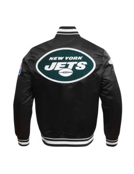 New York Jets Mashup Classic Rib Satin Jacket