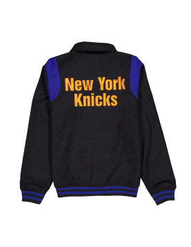 New York Knicks Sport Night Teddy Varsity Jacket