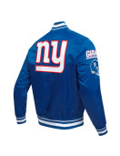 NY Giants Mashup Classic Rib Satin Jacket