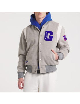 NY Giants Teddy Varsity Wool Jacket