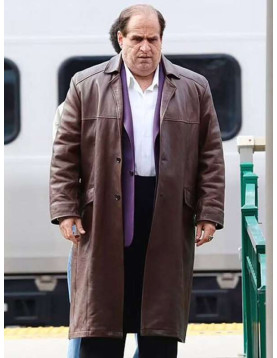 Oswald Cobblepot The Penguin Brown Leather Coat