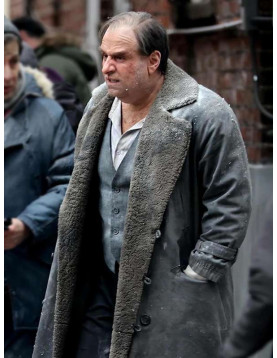 Oswald Cobblepot The Penguin Shearling Leather Coat