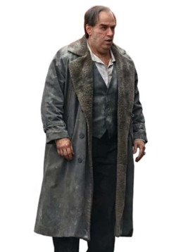 Oswald Cobblepot The Penguin Shearling Leather Coat