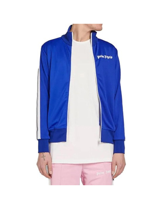 Palm Angels Track Taped Dark Blue Jacket